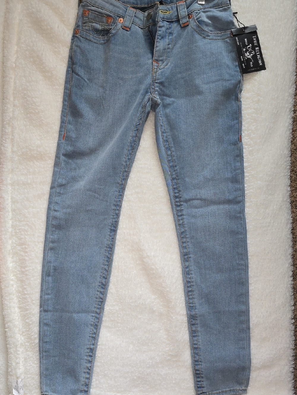 True Religion Jennie Light Wash Women's Skinny Jeans